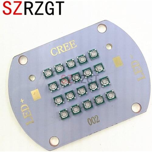 3535Chip 10LED 20LED High Power UV Purple Led Emitter Lamp MultiChip Intergrated LED Light 365NM Copper PCB
