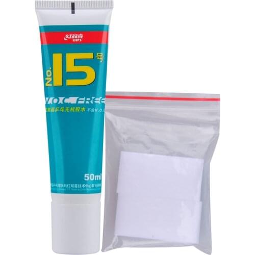 DHS No.15 glue 50ml Water Glue for Table Tennis Racket Ping Pong Accessories ITTF Approved NO-V.O.C