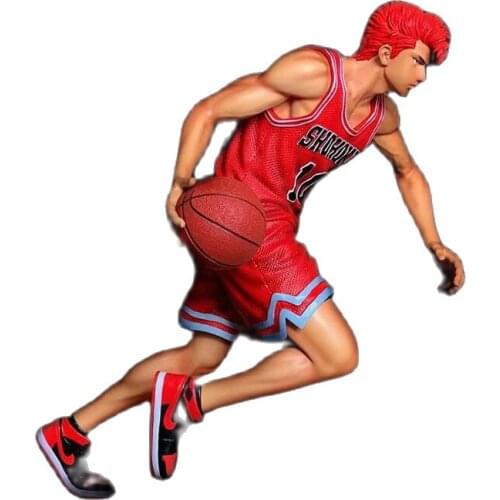 23CM Anime Figure GREAT TOYS Dasin Hanamichi Sakuragi Action Figure SLAM DUNK GT Model Toy Children Gift