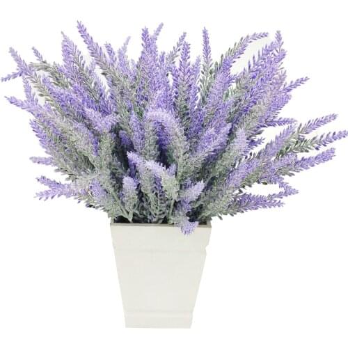 36cm lavender Fall Decor Artificial Flower Bouquet lavender Flower Fake Flowers Wedding Christmas Fleur Artificielle Decoration