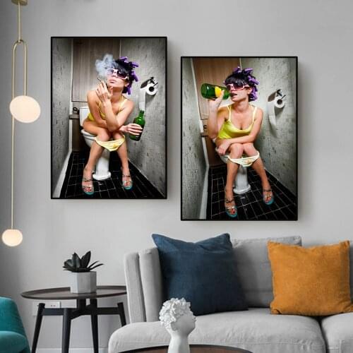 Modern sexy beauty high-definition printing paintings and posters on canvas, artistic decoration for bathroom, bar, living room