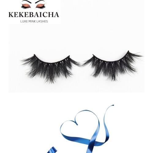 KEKEBAICHA 3D Mink Lashes Cruelty Free Handmade False Eyelashes Natural Thick Long Eyelashes Wispy Makeup Beauty Extension Tools