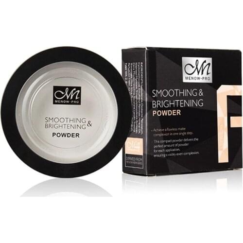 Hot Selling Menow F16008 White Trim Makeup Powder Cake Moisturizing Concealer Highlight Powder Cosmetic Gift for Women or Girl