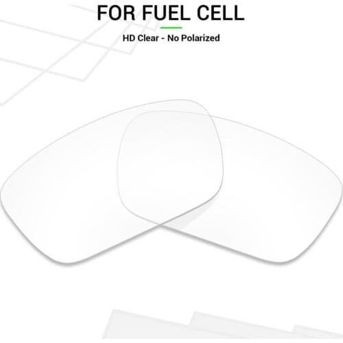 Mryok Anti-Scratch Replacement Lenses for Oakley Fuel Cell Sunglasses HD Clear