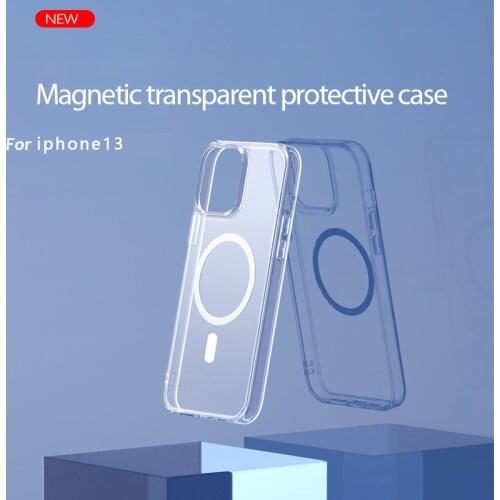 Magnectic Case For Apple IPhone 13 13 Pro Max 12 13 Mini Case For Magnetic Wireless Charging Shockproof Protection TPU Case