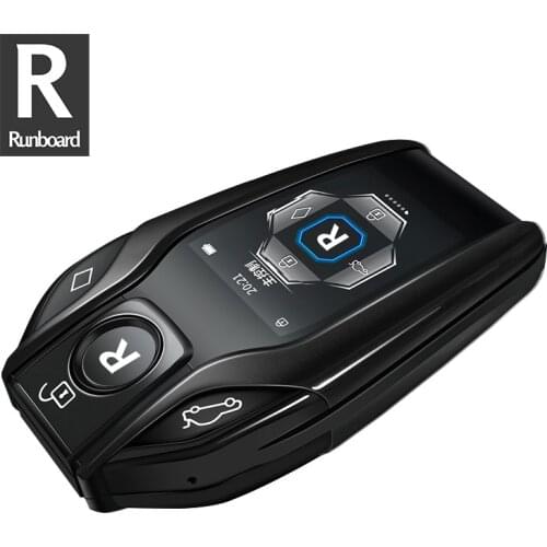 RUNBOARD Modified Boutique Smart Remote Car Key W/LCD Screen for BMW Alfa Romeo Lexus Is300 Range Rover Sport Toyota Corolla