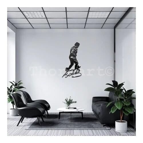 Mustafa Kemal Ataturk Picture Wall Ornament Hanging 3d Wall Plaque Large Iron Wall Decoration Metal Wall Frame Living Room