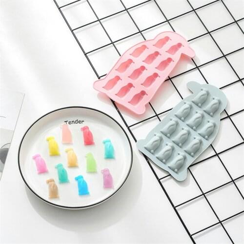 New Penguin Silicone Cake Mold Fondant Molds DIY Cake Decorating Tools Silicone Cookies Ice Molds Ice Cube Tray