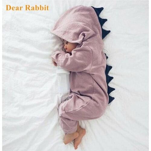 New born Toddler Infant Baby newborn boy costume Girl Clothing Dinosaur Romper Jumpsuit Cute Clothes Hooded Outfit