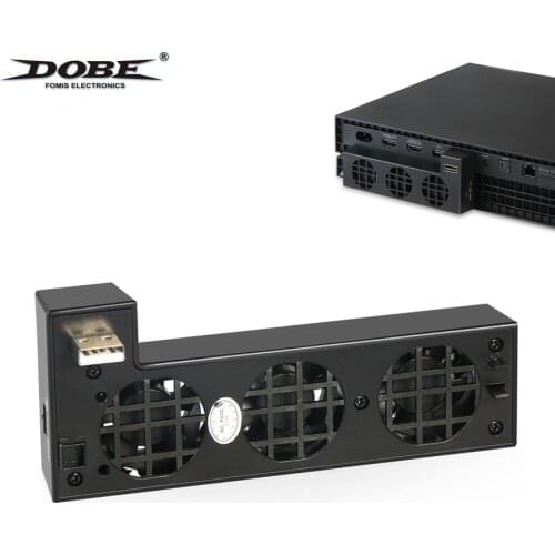 For Xbox One X Console Cooling Fan External Speed Cooling Fan with Extra USB Port 5V 1A Turbo Temperature Control Cooling Fan