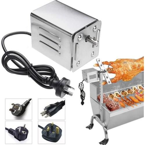 Fully Automatic Electric Grill Rotating Motor Portable Installation Outdoor Camping Picnic BBQ Accessories 220V-240V