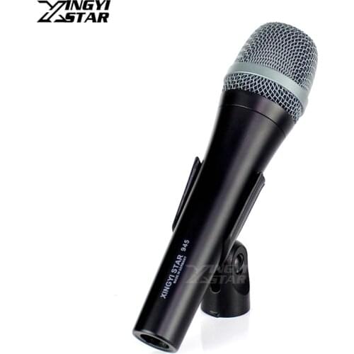 Professional Handheld Supercardioid Dynamic Mic Wired Microphone System Mike For E945 e 945 Karaoke Mixer Audio PC DJ Controller