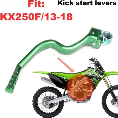 Made in China New Forged Kick Start Starter Lever Pedal Arm For Kawasaki KX250F 2013-2018 Motocross Dirt Bike Off Road