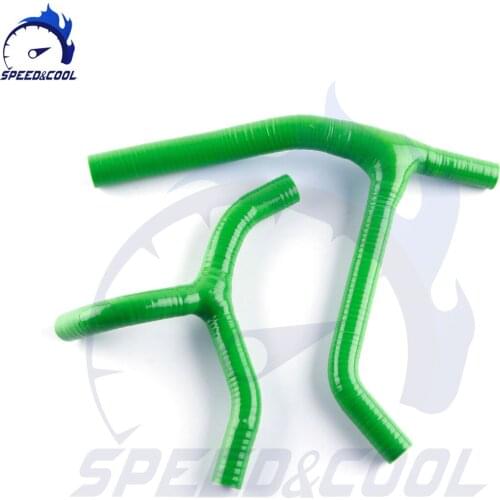 Motorcycle Silicone Radiator Coolant Tube Pipe Hose Kit For KAWASAKI KXF450 KX450F 2006 2007 2008