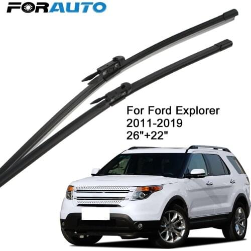 Windshield Windscreen Wiper Blades Car Accessories 26"+22" For Ford Explorer 2011-2019 Front Window Wiper