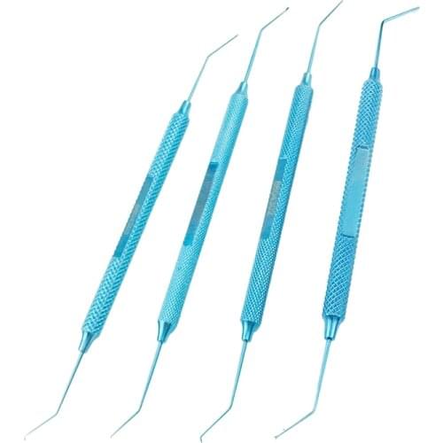 Titanium Phaco Chopper Spatula Manipulator sinskey Hook forceps Ophthalmic Tweezers double eyelid tools instrument ophthalmic