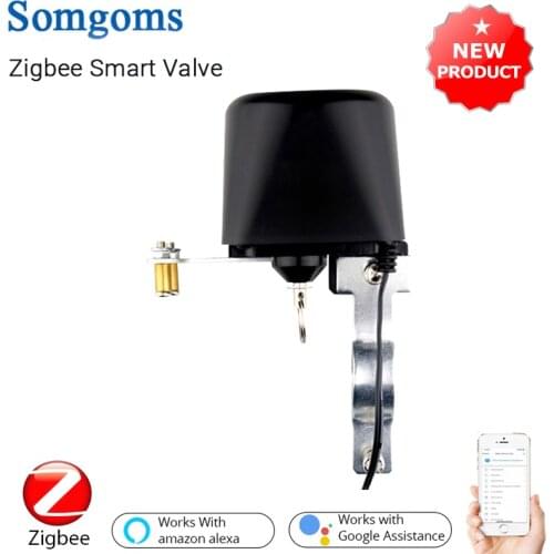 Tuya Zigbee Smart Wireless Control Water/Gas Valve Smart Home Automation Control Work With Alexa,Google Assistant