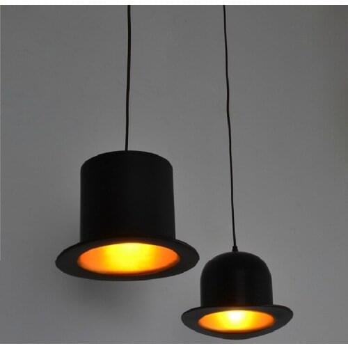 Vintage industrial pendant light nordic retro lights iron lampshade loft edison lamp metal cage dining room Countryside