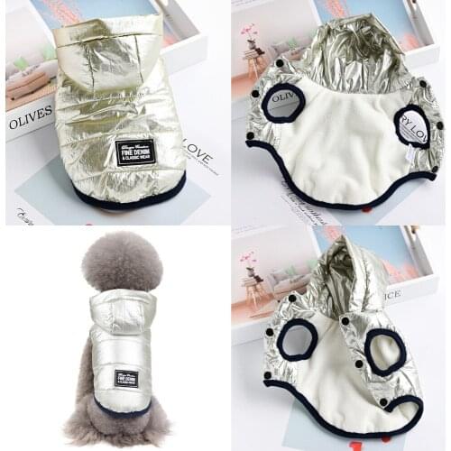 Waterproof Dog Clothes Winter Yorkies Poodle Bichon Pomeranian Schnauzer Dog Clothing Pet Outfit Vest Garment Dropship Dog Coat