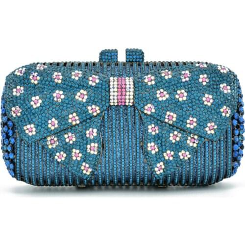 XIYUAN woman crystal Diamond Evening bags Handbags Purses Ladies Party Crystal Clutch purse Wedding crossbody Bag shoulder bags