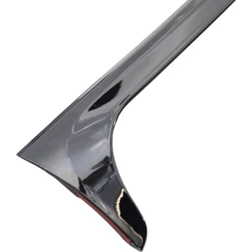 2Pcs Rear Window Side Spoiler Wing Replacement for VW Golf 6 MK6 Black