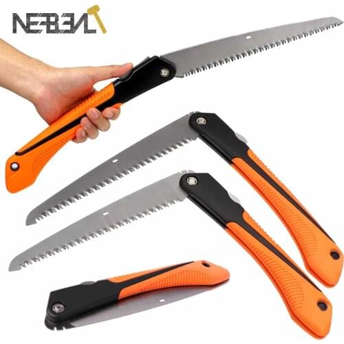 210/250mm Folding Saw Heavy Duty Cutting Extra Long Blade Hand Saw For Wood Camping, Dry Wood Pruning Saw With Hard Teeth