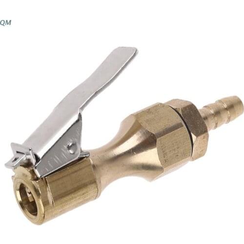 6.5mm Locking on Tire Chuck Clip Air Inflator Compressor Pump Adapter Connect Accessories for Car 13MF