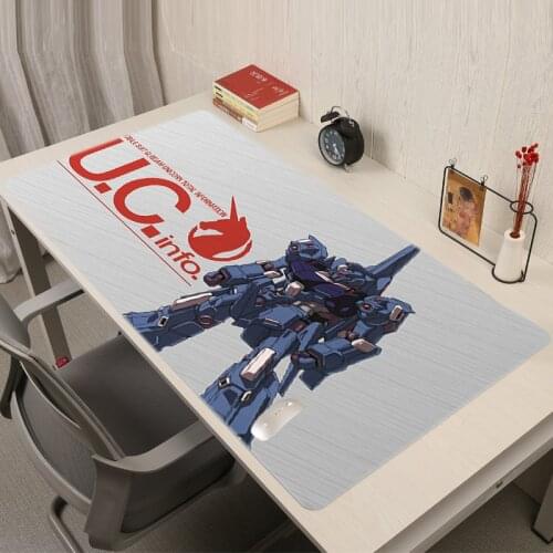 Gundam Anime Mouse Pad Gamer Gamers Accessories Varmilo Gaming Keyboard for Compass Desk Mat Rug Pc Gamer Complete Mice Computer