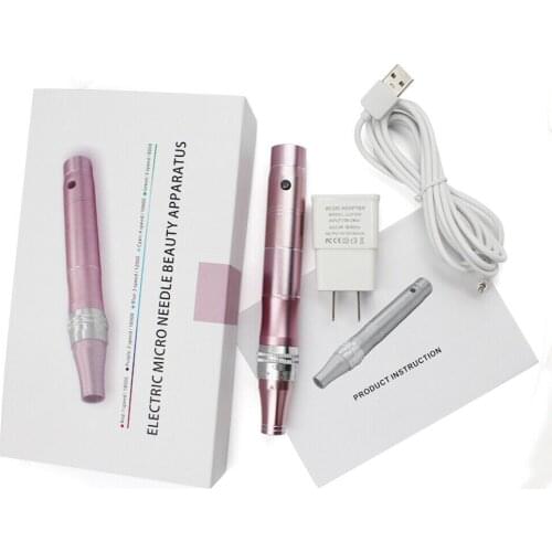 Electric Derma Pen Micro Tiny Needles Tattoo Microblading Derma Tattoo Needles Gun Dr Pen Mesotherapy Face Makeup Skin Care Tool