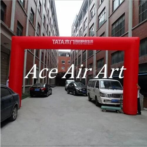 Customized Red Inflatable advertising Arch,Square Shape entrance for Sale
