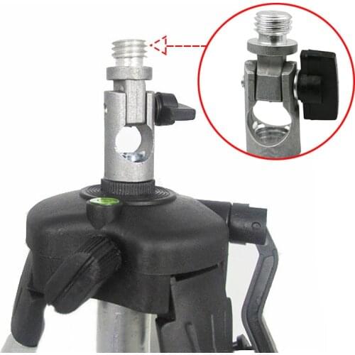 ZtDpLsd 1Pcs Angle Adjustment Bracket With Extension For Tripod And Laser Levels Dual Slope Universal Stainless Steel Tool