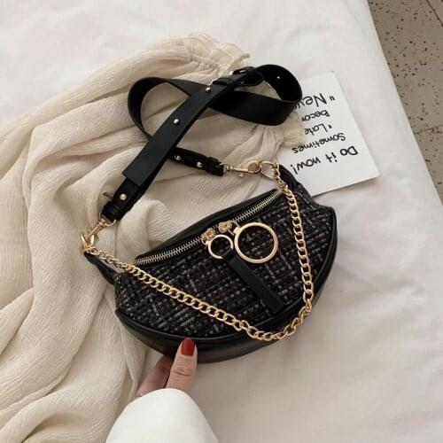 Small Simple Crossbody Bags For Women 2020 Half Moon Shoulder Messenger Bag Female Fashion Handbags and Purses Casual Chest Bags
