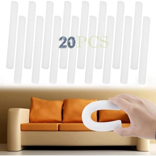 Non Slip Foam Grips for Couch Slipcovers 25mm Stretch Sofa Couch Cover Foam Tucker Grips Antislip Couch Protector Foam Sticks