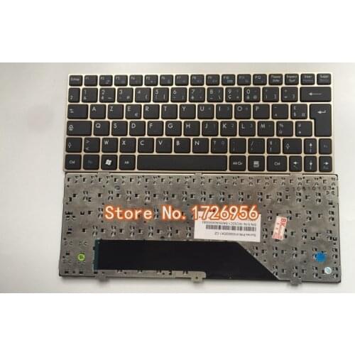Brand New FR laptop replacement keyboard for MSI U135 U135DX U160 U160DX Black