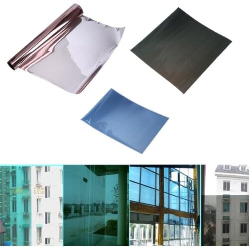 Reflective Window Privacy Film Decorative Film Sun Blocking Mirror Tint One Way Heat Control Window Stickers for Home Office