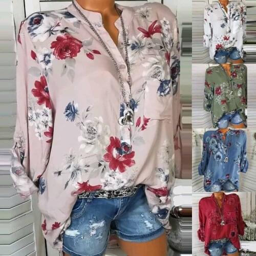 Блузки с принтом TELOTUNY China At AliExpress