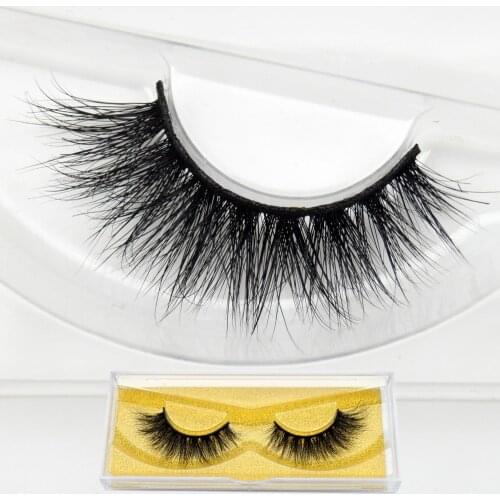 Visofree False Eyelashes 3D Mink Lashes Hand Made Full Strip Lashes Crisscross Winged Mink Eyelashes Gold Box Fake Eyelashes R13