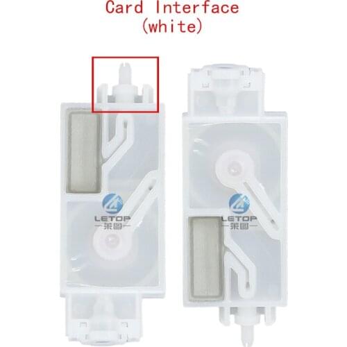 High quality damper 10 pcs/lot SLKJ-06 Ink Damper White Plastic Gard Interface For DX7 Printhead