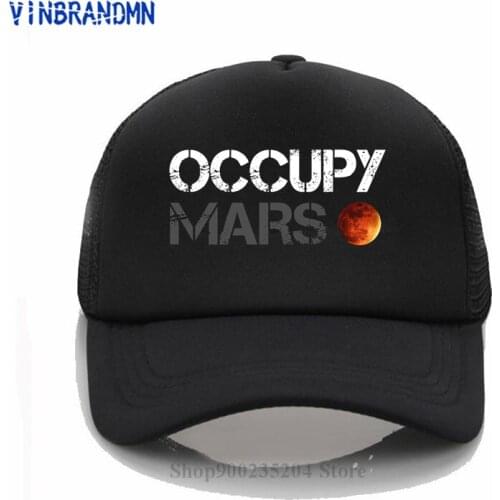 Vinbrandmn Funny hats Elon Musk Baseball caps for women men Immigrate To Mars sun hat Occupy Mars summer hat Space Program hats