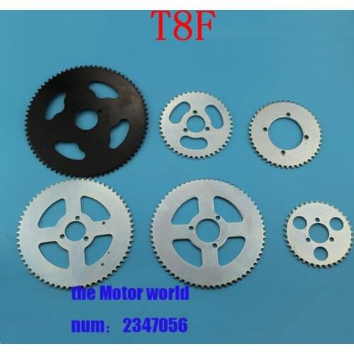 T8F-38T/44T/64T/74T 29mm 35mm 54mm Rear Chain Sprocket For 47cc 49cc Engine Pocket Bike Scooter Mini Moto ATV