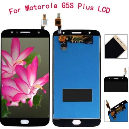 For Motorola Moto G5S Plus LCD Display Touch Screen Digitizer Assembly For Moto XT1802 XT1803 XT1805 XT1086 LCD Replacement Part