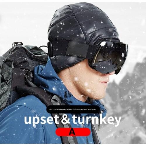 Winter Plus Velvet Ear Protection Ski Cap Riding Super Warm Hat Waterproof and Windproof Ear Protection Plus Velvet Thick Hat