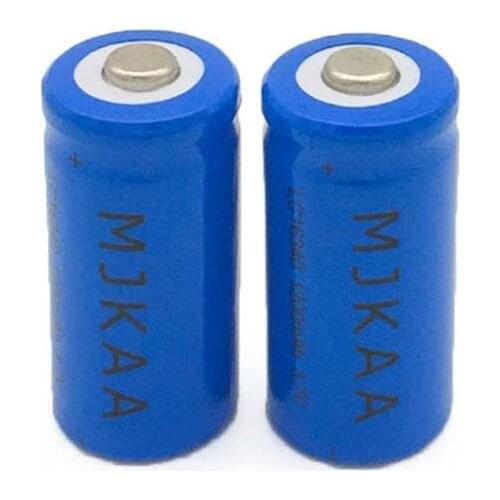 2pcs 16340 CR123A 1200mah Liion Rechargeable Battery 3.7V 16340 1200mAh Rechargeable li-ion Batteries