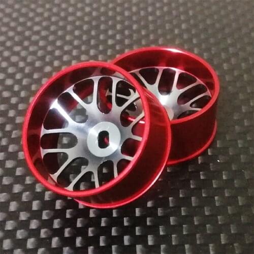 2pcs/lot Upgrade accessories 1:28 MINI-Z MINI-D MINI-Q High-precision drift Simulated mosquito car metal wheel metal hub OD 22mm
