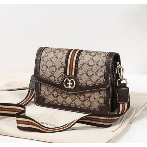 2021 Hong Kong Socialite French Small Group Handbag Western Style Womens New Crossbody Shoulder Envelope Bag With Two Strap