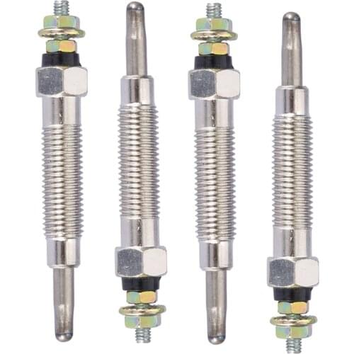 4pcs 12V 5A aluminum alloy Dual Core Diesel Heater Glow Plugs for Mitsubishi Challenger L200 L300 2.5 D