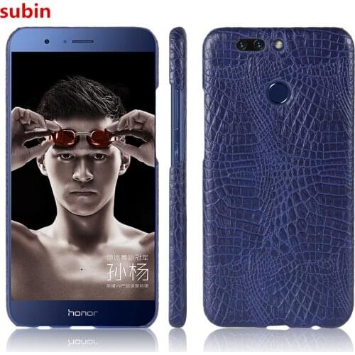 Huawei Honor 8 Pro Case 5.7inch Retro Crocodile leather Cover Hard Plastic Durable For Huawei Honor8 Pro Protective Phone Cases