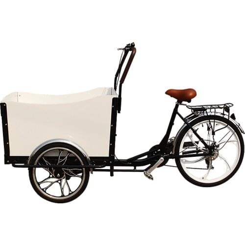 Hot sale 3 wheel pedal/electric cargo bike KN-T05A CARGO BIKE(Aluminium frame) for children