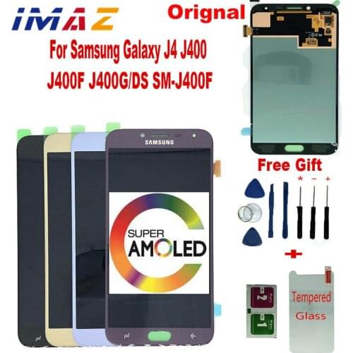 IMAZ Orignal AMOLED 5.5“ J4 Lcd For Samsung Galaxy J4 2018 J400 J400F/DS J400G Display Touch Screen Digitizer Replacement parts