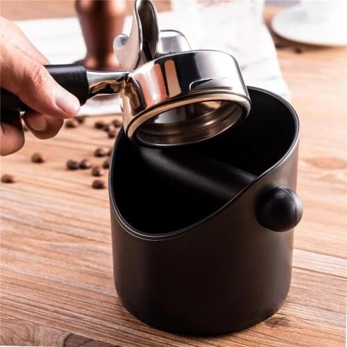 Coffee Ground Recycling Box Espresso Powder Container Shock-Absorbent Barista Style Anti Slip Coffee Grind Dump Bin Waste Bin